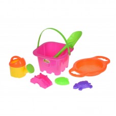 Набір для гри з піском Same Toy 7 шт рожевий HY-1143WUt-1