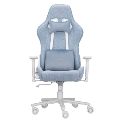 Крісло 2E GAMING BUSHIDO II WE, тканина, 3D-Armrests, блакитний світлий
