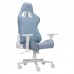 Крісло 2E GAMING BUSHIDO II WE, тканина, 3D-Armrests, блакитний світлий