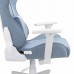 Крісло 2E GAMING BUSHIDO II WE, тканина, 3D-Armrests, блакитний світлий