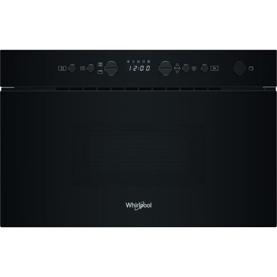 Мікрохвильова піч Whirlpool вбудована, 22л, електронне упр., 750Вт, гриль, дисплей, чорний