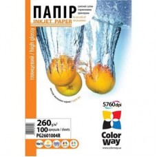 Папір ColorWay 10x15 (ПГ260-100) (PG2601004R) Папір ColorWay 10x15 (ПГ260-100) (PG2601004R)