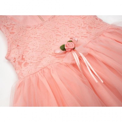 Плаття Breeze мереживне (10865-98G-peach)