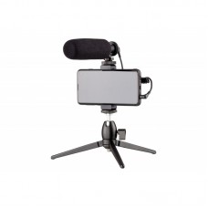 Мікрофон з триподом для мобільних пристроїв Maono by 2Е MM011 Vlog KIT, 3.5mm Мікрофон з триподом для мобільних пристроїв Maono by 2Е MM011 Vlog KIT, 3.5mm