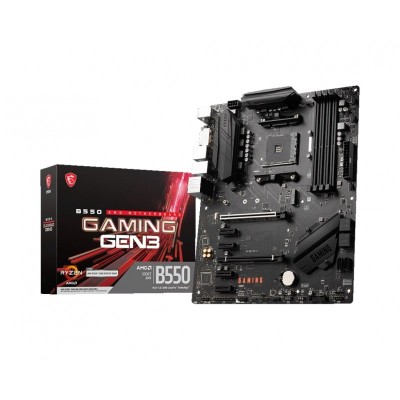 Материнcька плата MSI B550 GAMING GEN3 sAM4 B550 4xDDR4 HDMI DVI-D ATX