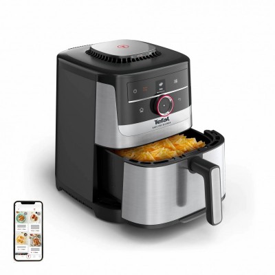 Мультипіч Tefal Easy Fry Silence Smart, 1670Вт, чаша-5л, сенсорне керув., 55 програм, пластик, сірий Мультипіч Tefal Easy Fry Silence Smart, 1670Вт, чаша-5л, сенсорне керув., 55 програм, пластик, сірий