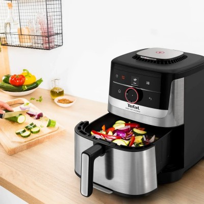 Мультипіч Tefal Easy Fry Silence Smart, 1670Вт, чаша-5л, сенсорне керув., 55 програм, пластик, сірий Мультипіч Tefal Easy Fry Silence Smart, 1670Вт, чаша-5л, сенсорне керув., 55 програм, пластик, сірий