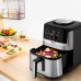 Мультипіч Tefal Easy Fry Silence Smart, 1670Вт, чаша-5л, сенсорне керув., 55 програм, пластик, сірий Мультипіч Tefal Easy Fry Silence Smart, 1670Вт, чаша-5л, сенсорне керув., 55 програм, пластик, сірий