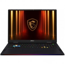 Ноутбук MSI Raider 18 HX AI A2XWIG-251UA 18" UHD+, Intel U9-285HX, 64GB, F2TB, NVD5080-16, W11, чорний Ноутбук MSI Raider 18 HX AI A2XWIG-251UA 18" UHD+, Intel U9-285HX, 64GB, F2TB, NVD5080-16, W11, чорний