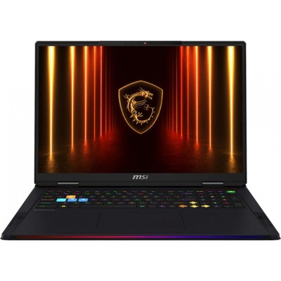 Ноутбук MSI Raider 18 HX AI A2XWIG-251UA 18" UHD+, Intel U9-285HX, 64GB, F2TB, NVD5080-16, W11, чорний