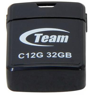 USB флеш накопитель Team 32GB C12G Black USB 2.0 (TC12G32GB01)