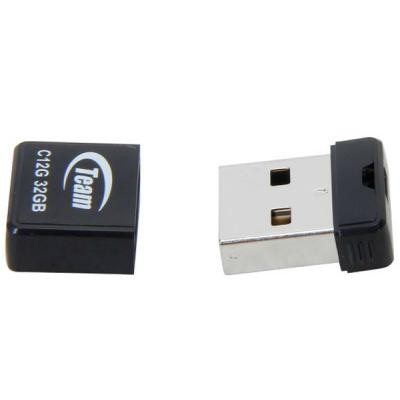 USB флеш накопитель Team 32GB C12G Black USB 2.0 (TC12G32GB01)