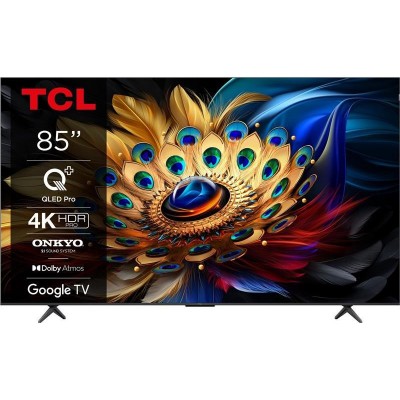 Телевізор 85" TCL QLED 4K 60Hz Smart Google TV Titan ONKYO sound