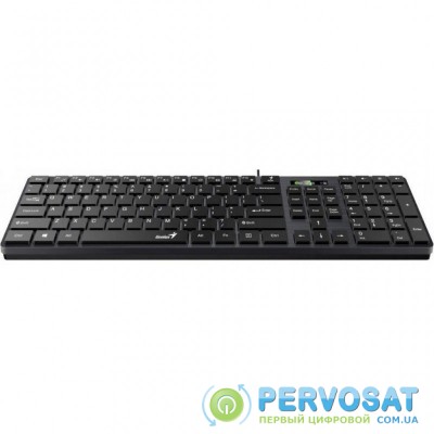 Клавиатура Genius SlimStar 126 USB Black Ukr (31310017407)