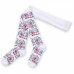 Колготки BNM з сірими квіточками на білому фоні (M0C0301-0979-5G-gray white)