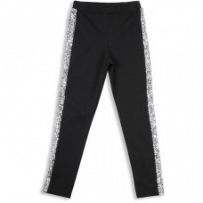 Лосини Breeze с лампасами из пайеток (11529-164G-black) Лосини Breeze с лампасами из пайеток (11529-164G-black)