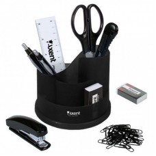 Настільний набір Axent Welle, 9 items, black (blister) (2102-01-А) Настільний набір Axent Welle, 9 items, black (blister) (2102-01-А)
