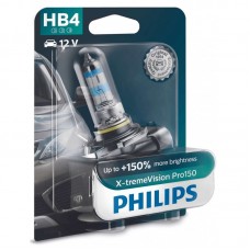 Лампа галогенная Philips HB4 X-treme VISION PRO +150%, 3700K, 1шт/блістер Лампа галогенная Philips HB4 X-treme VISION PRO +150%, 3700K, 1шт/блістер