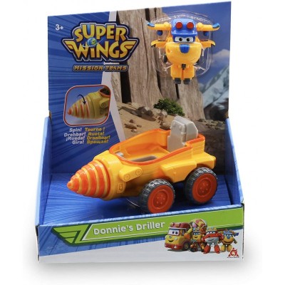 Ігровий набір Super Wings Donnie's Driller, Бурильний автомобіль Донні
