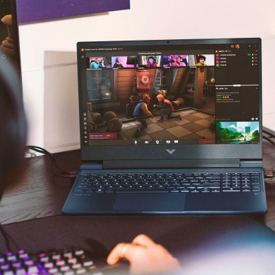 Ноутбук HP Victus 15-fa0011ua 15.6" FHD IPS AG, Intel i5-12500H, 16GB, F512GB, NVD3050Ti-4, DOS, синій
