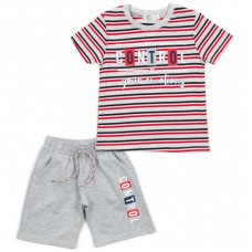 Набір дитячого одягу Breeze в смужку (15997-110B-red) Набір дитячого одягу Breeze в смужку (15997-110B-red)
