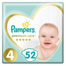 Підгузок Pampers Premium Care Maxi Розмір 4 (9-14 кг) 52 (4015400278818) Підгузок Pampers Premium Care Maxi Розмір 4 (9-14 кг) 52 (4015400278818)