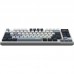 Клавіатура механічна MSI FORGE GK600 TKL W SKY UA 104key, mechanical Linear, USB-A, Wireless, Bluetooth, EN/UKR/RU, RGB, білий