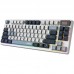 Клавіатура механічна MSI FORGE GK600 TKL W SKY UA 104key, mechanical Linear, USB-A, Wireless, Bluetooth, EN/UKR/RU, RGB, білий