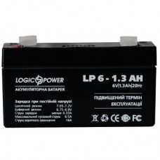 Батарея до ДБЖ LogicPower 6В 1.3 Ач (2673) Батарея до ДБЖ LogicPower 6В 1.3 Ач (2673)