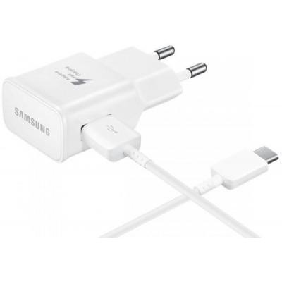 Зарядний пристрій Samsung 2A + Type-C Cable (Fast Charging) White (EP-TA20EWECGRU)