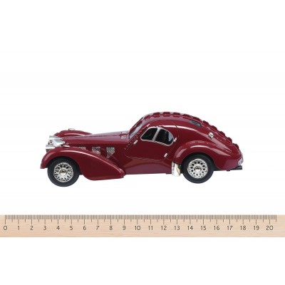 Автомобіль 1:28 Same Toy Vintage Car зі світлом і звуком Бордовий HY62-2Ut-4