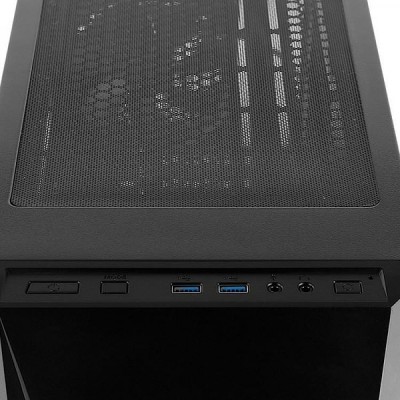 Корпус Antec DP301M,Gaming,MicroATX,2xUSB3.0, 1x120мм,ARGB стрічка,скло(бічна  панель),безБЖ,чорний