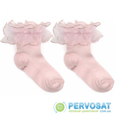 Носки UCS Socks с рюшами (M0C0102-2022-18-pink)