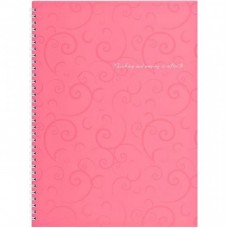 Блокнот Buromax spiral side, А4, 80sheets, Barocco, square, pink (BM.2446-610) Блокнот Buromax spiral side, А4, 80sheets, Barocco, square, pink (BM.2446-610)