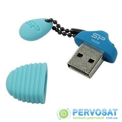 USB флеш накопитель Silicon Power 16GB Touch T30 Blue USB 2.0 (SP016GBUF2T30V1B)