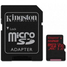 Карта пам'яті Kingston 512GB microSDXC class 10 UHS-I U3 Canvas React (SDCR/512GB) Карта пам'яті Kingston 512GB microSDXC class 10 UHS-I U3 Canvas React (SDCR/512GB)