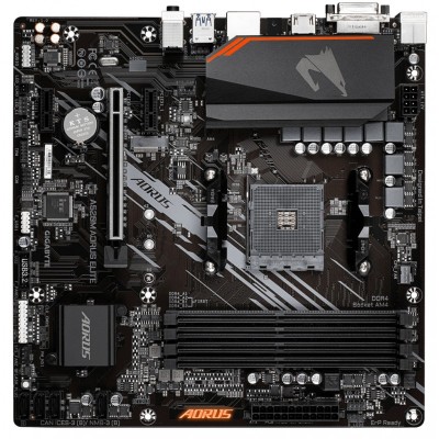 Материнська плата GIGABYTE A520M AORUS ELITE sAM4 A520 4xDDR4 HDMI-DVI mATX
