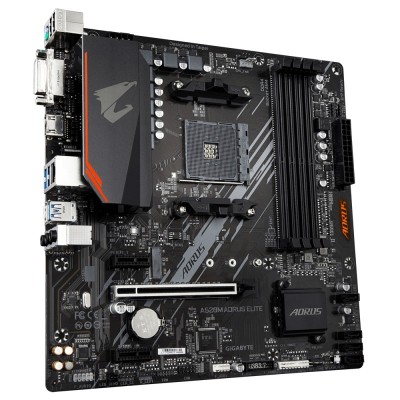 Материнська плата GIGABYTE A520M AORUS ELITE sAM4 A520 4xDDR4 HDMI-DVI mATX