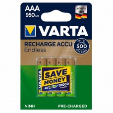 Акумулятор Varta AAA Rechargeable Accu Endless 950mAh * 4 (56683101404) Акумулятор Varta AAA Rechargeable Accu Endless 950mAh * 4 (56683101404)