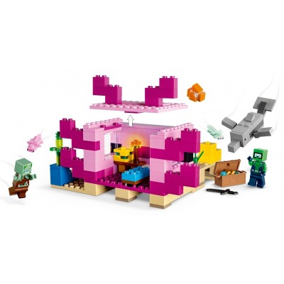 Конструктор LEGO Minecraft Дім-Аксолотль