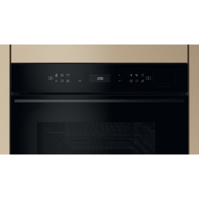 Духова шафа Whirlpool електрична, 73л, A+, дисплей, конвекція, піроліз, телескопічні напрямні, чорний