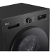 Пральна машина LG фронтальна, 9кг, 1400, A, 55см, дисплей, пара, інвертор, чорний