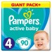 Подгузник Pampers Active Baby Maxi Размер 4 (9-14 кг), 90 шт. (8001090950376)