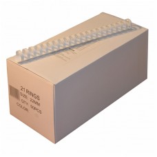 Пружина для палітурки Agent пл. 22мм (50 шт.) білі (1322711) Пружина для палітурки Agent пл. 22мм (50 шт.) білі (1322711)