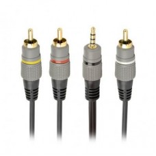 Кабель мультимедійний 3.5 Jack (4pin) to 3RCA 1.5m Cablexpert (CCAP-4P3R-1.5M) Кабель мультимедійний 3.5 Jack (4pin) to 3RCA 1.5m Cablexpert (CCAP-4P3R-1.5M)