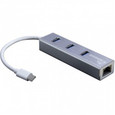Перехідник USB Type-C to RJ45 LAN 10/100/1000Mbps Argus (IT-410-S)