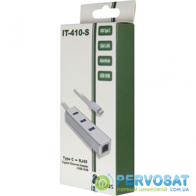 Переходник USB Type-C to RJ45 LAN 10/100/1000Mbps Argus (IT-410-S)