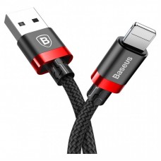 Дата кабель USB 2.0 AM to Lightning 2.0m 1.5A red-black Baseus (CALKLF-C19) Дата кабель USB 2.0 AM to Lightning 2.0m 1.5A red-black Baseus (CALKLF-C19)