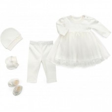 Набір дитячого одягу ТМ Баранчик БО для Крещения (075-11-62G-white) Набір дитячого одягу ТМ Баранчик БО для Крещения (075-11-62G-white)