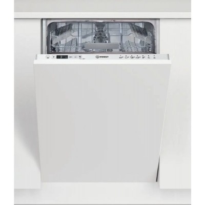 Посудомийна машина Indesit вбудовувана, 10компл., A+, 45см, дисплей, білий
